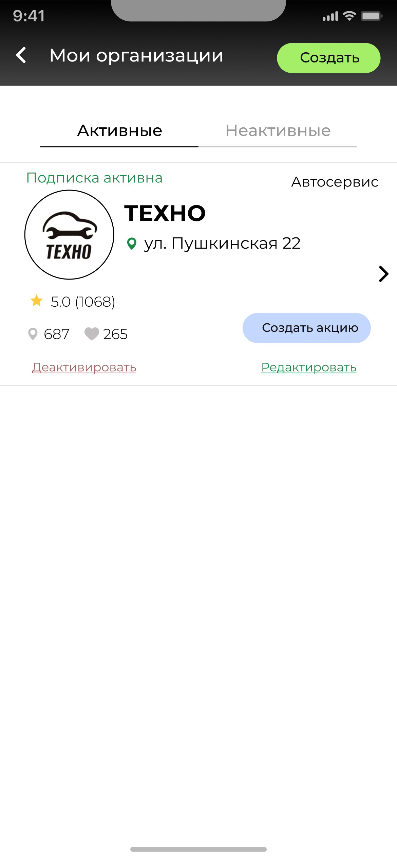 Мои организации